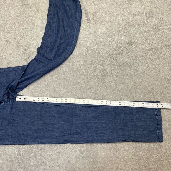 Joe's Womens High-Rise Stretch Straight Leg Jeans Blue Denim Medium Wash Size 25 - Picture 6 of 7